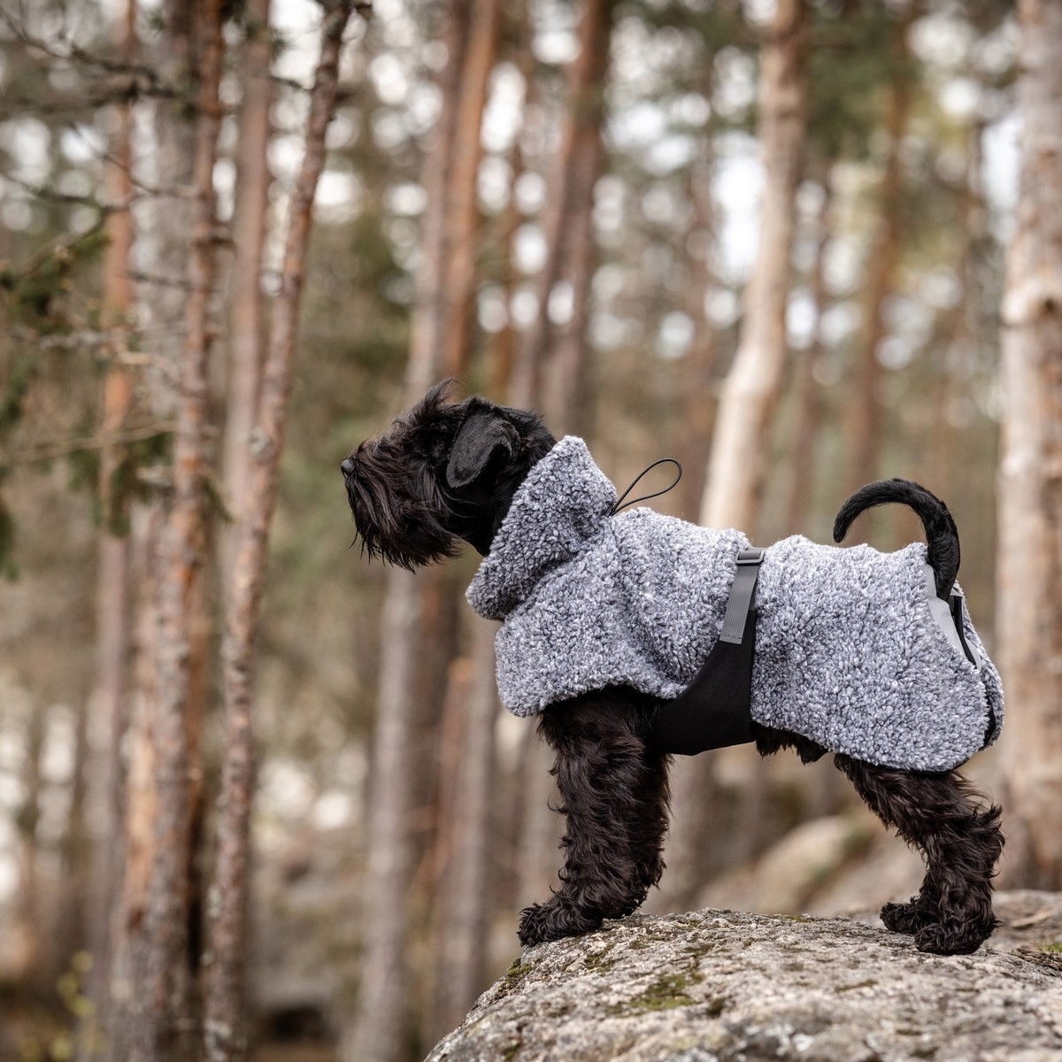 Feel Active Pokka takki harmaa