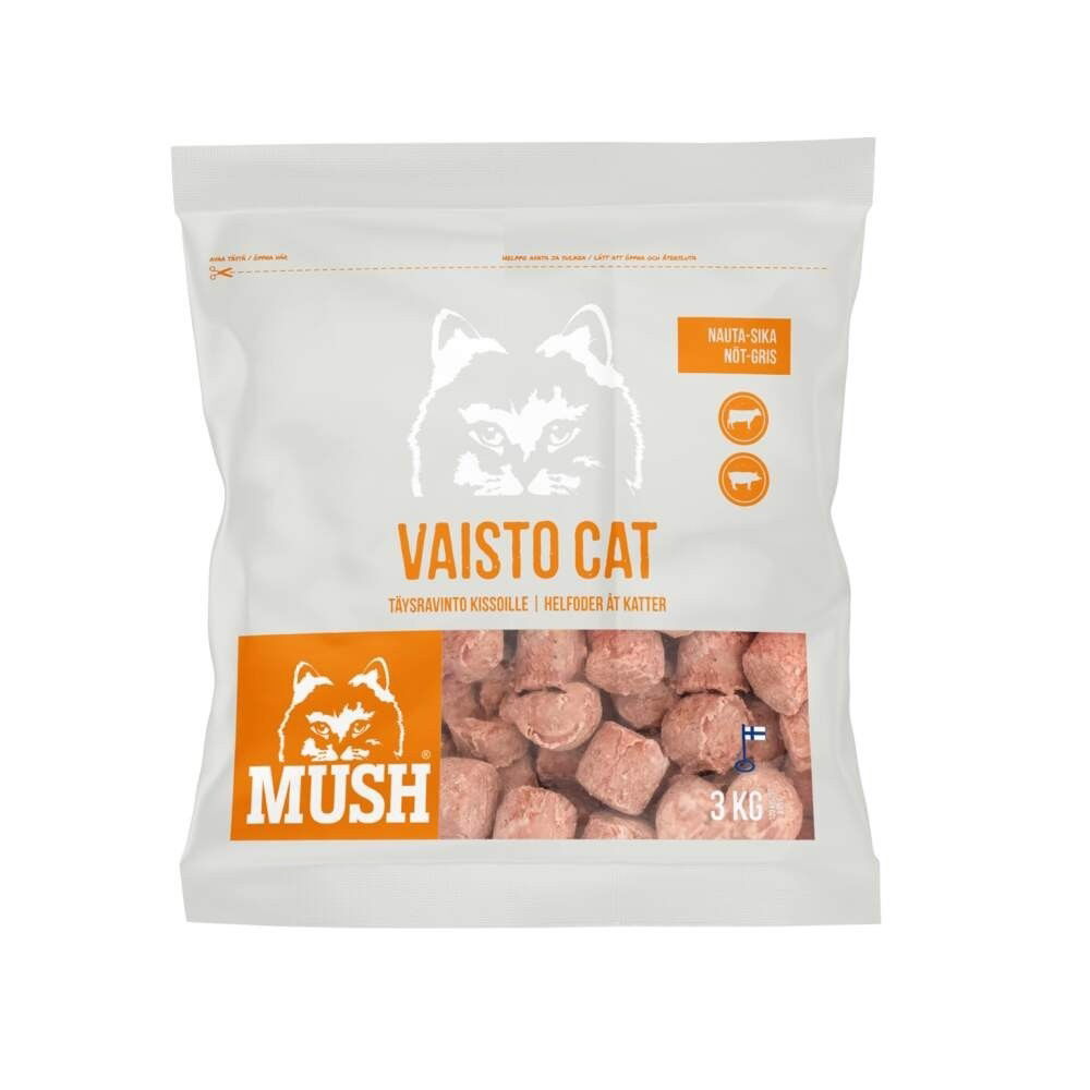 MUSH Vaisto Kissa nauta-sika 800g
