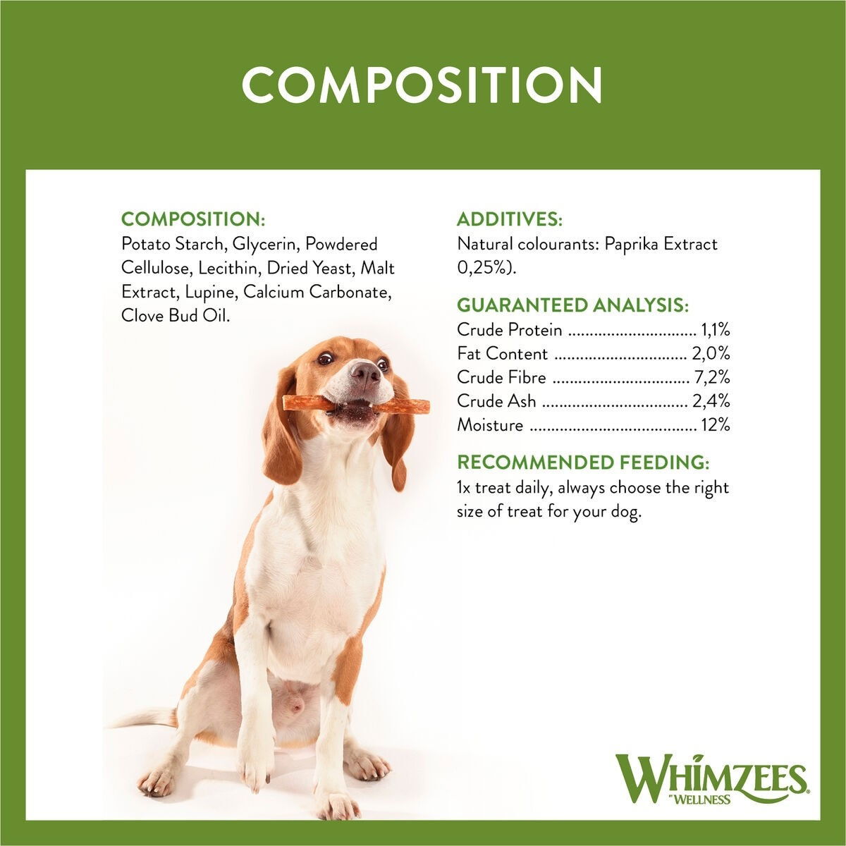 Whimzees Veggie Sausage Påse Large