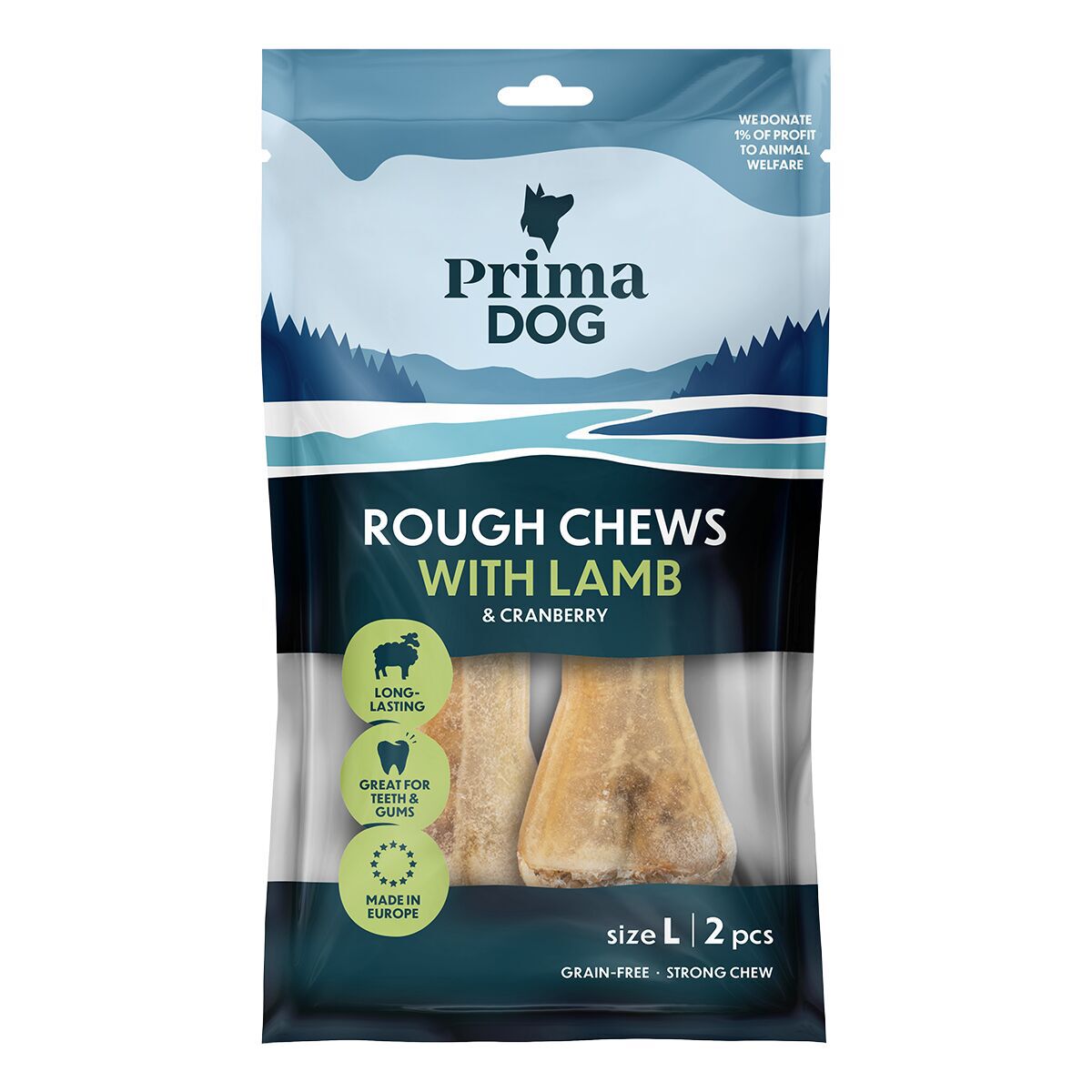 PrimaDog Rough Chews Lamb-Cranberry