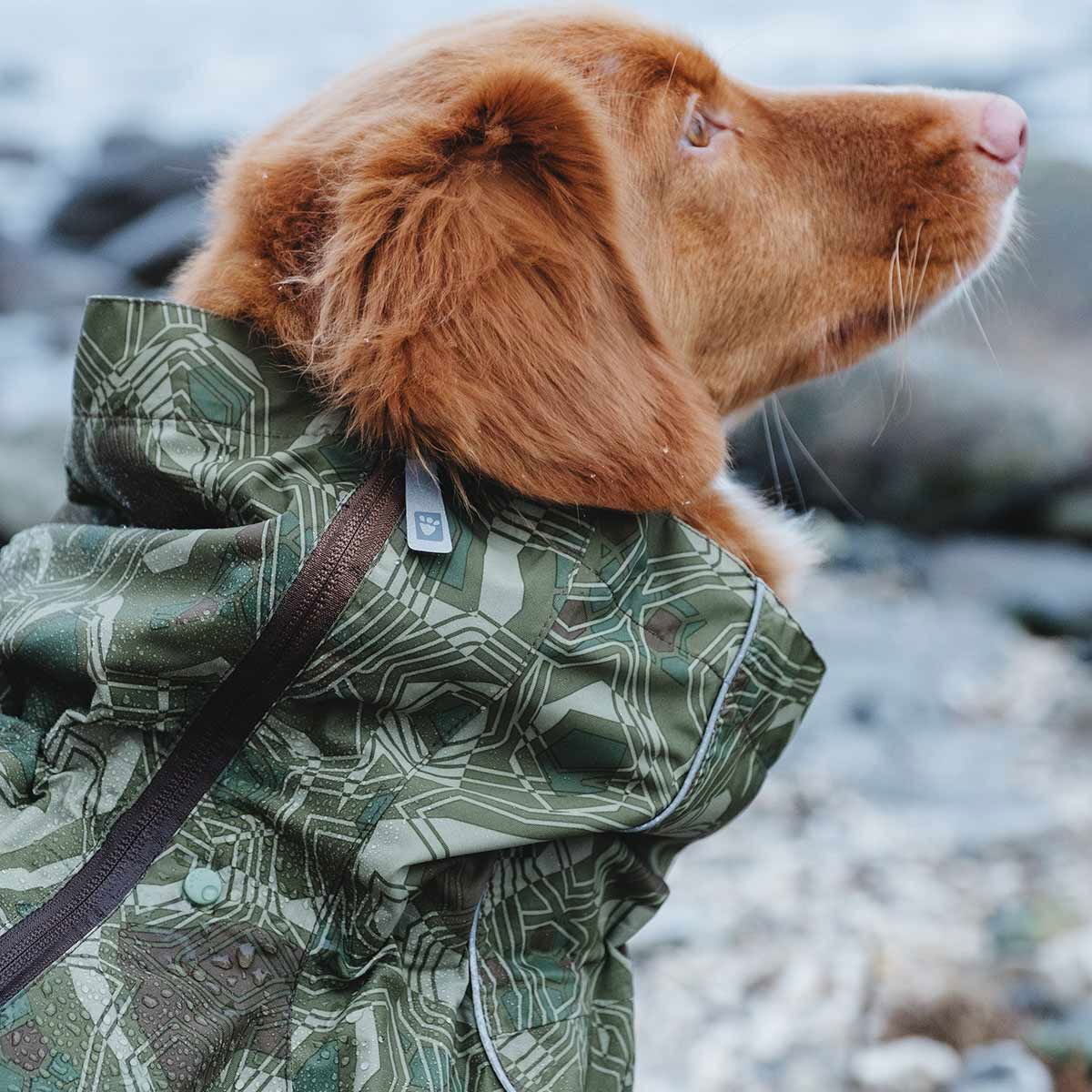 Hurtta Downpour koiran sadehaalari camo