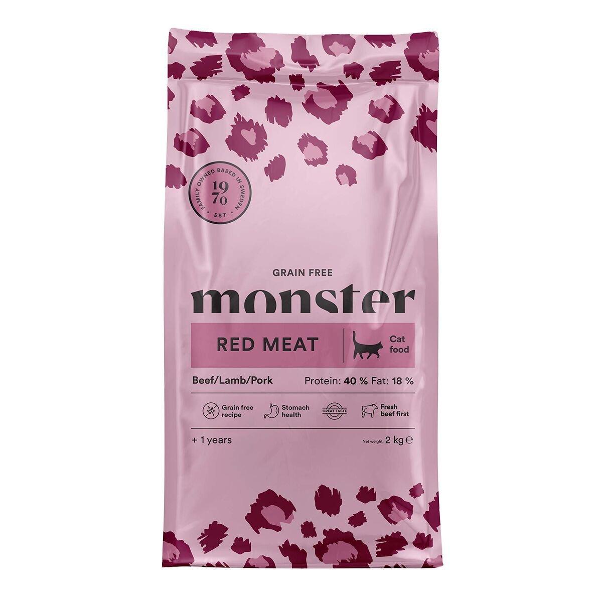 Monster Grain Free Cat adult  Red Meat Dry food