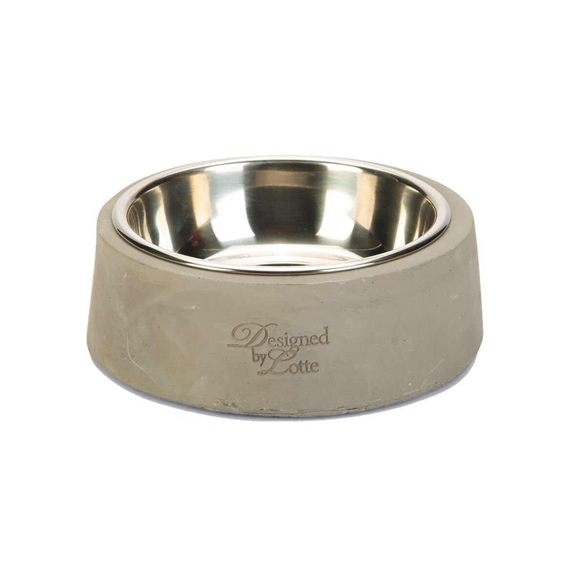 Designed by Lotte concrete cat  bowl ribocco