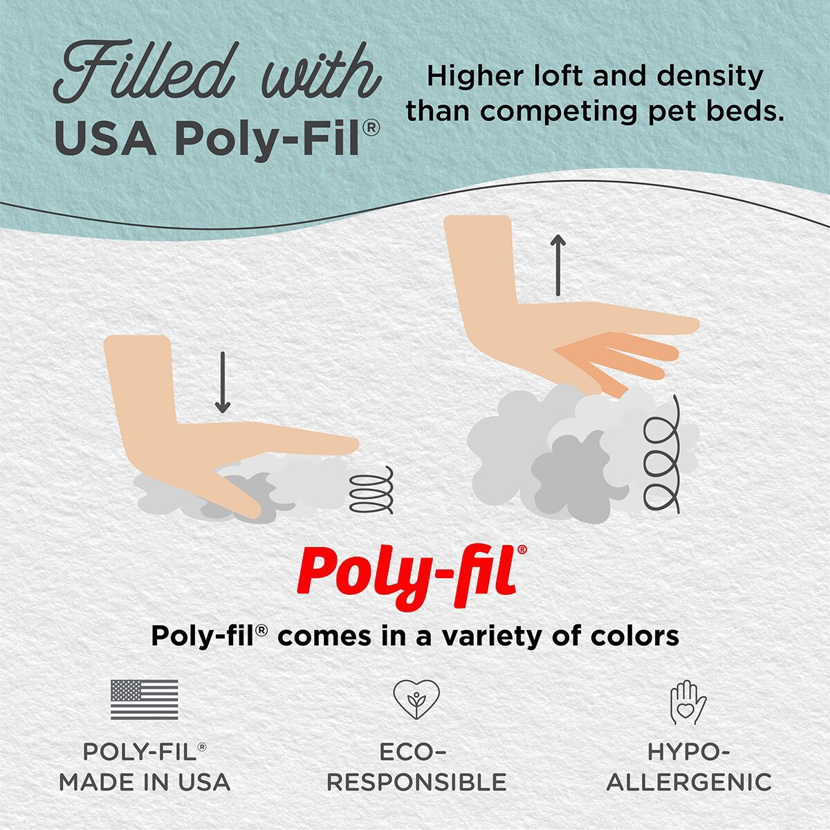 Best Friends by Sheri Donut bed shag, frost