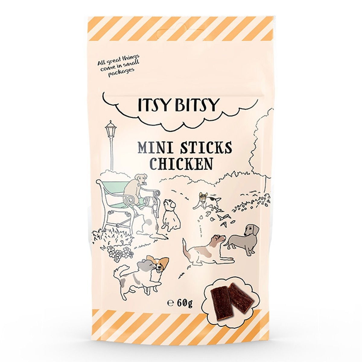 ItsyBitsy Minitikut kana 60g