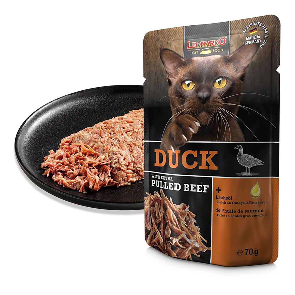 Leonardo Duck + extra pulled Beef 