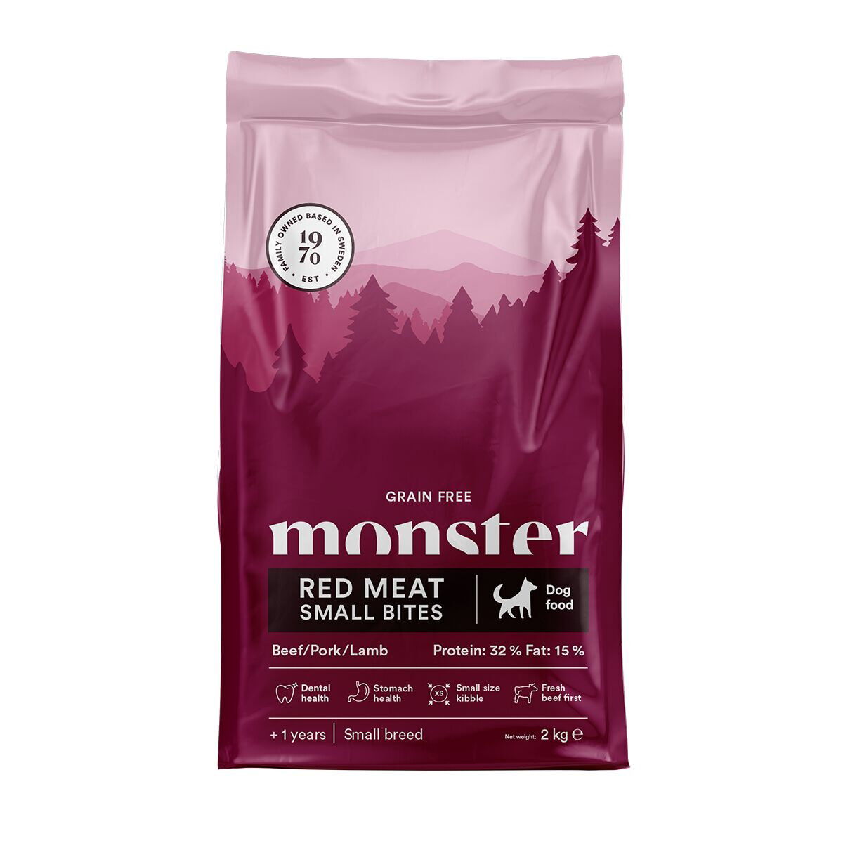 Monster Dog GF Adult Red Meat Small Bites