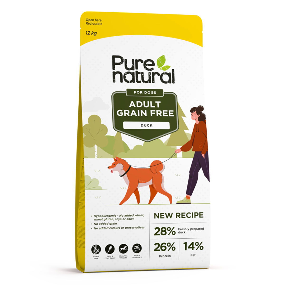 Purenatural Dog Adult Grain Free Duck