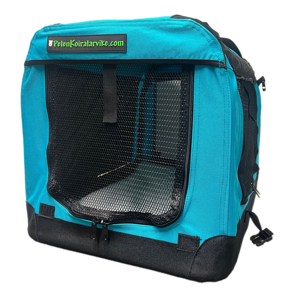 PetEasy Luxury Soft Crate teal PKT