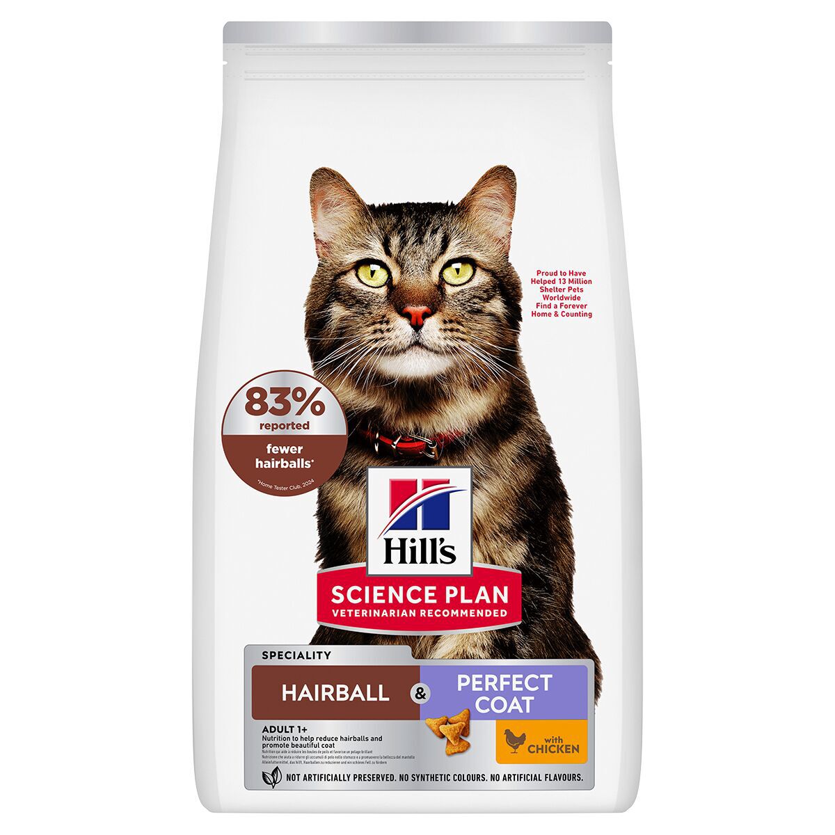 Hill's SP Feline Adult Hairball & Perfect Coat Chicken