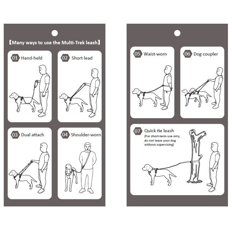 Feel Active Multi-Trek leash black