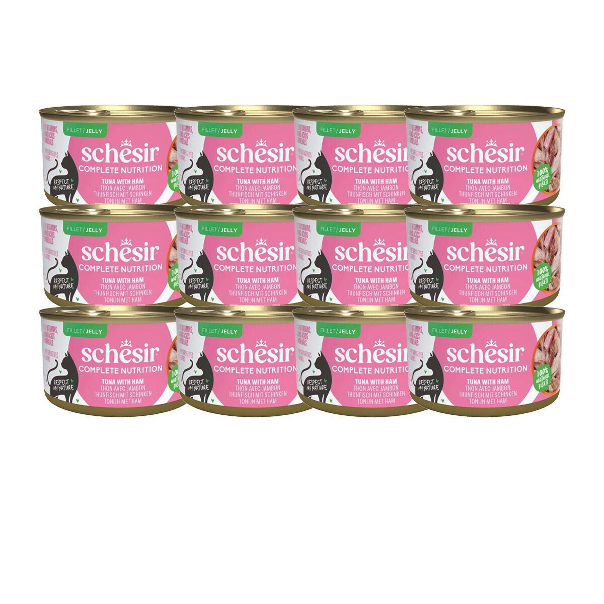 Schesir Jelly tonnikala & kinkku 85 g