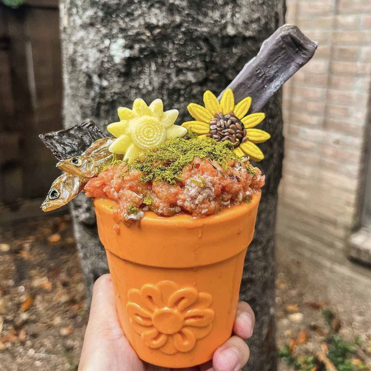 SodaPup Flower Pot