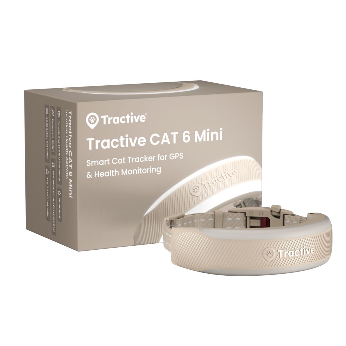 Tractive CAT 6 Mini – GPS paikannin ja terveysseuranta kissoille