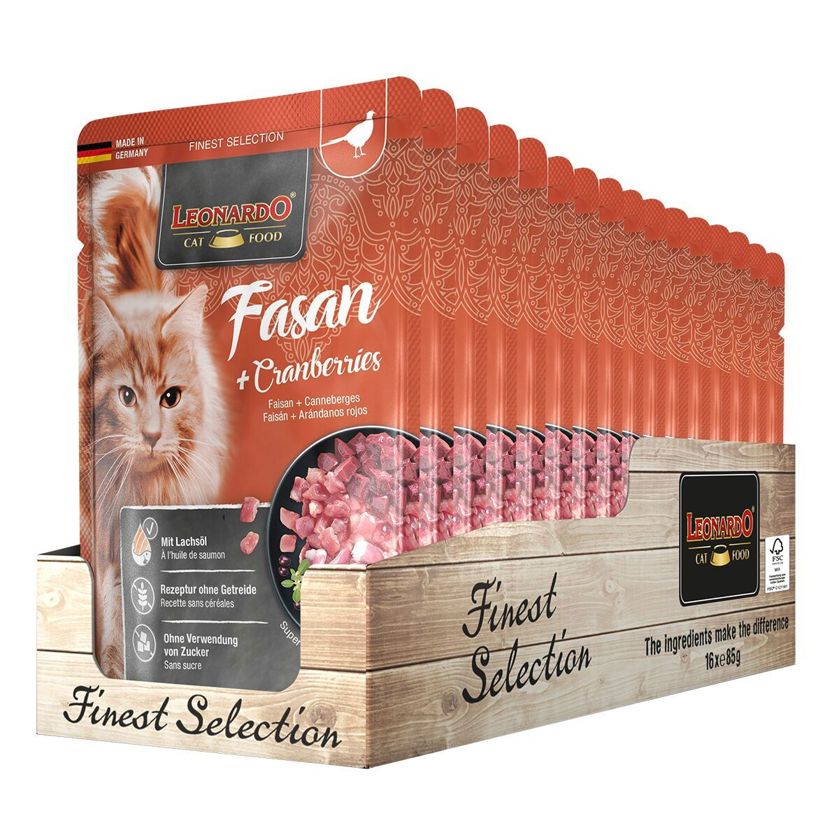 Leonardo Pheasant+Cranberry