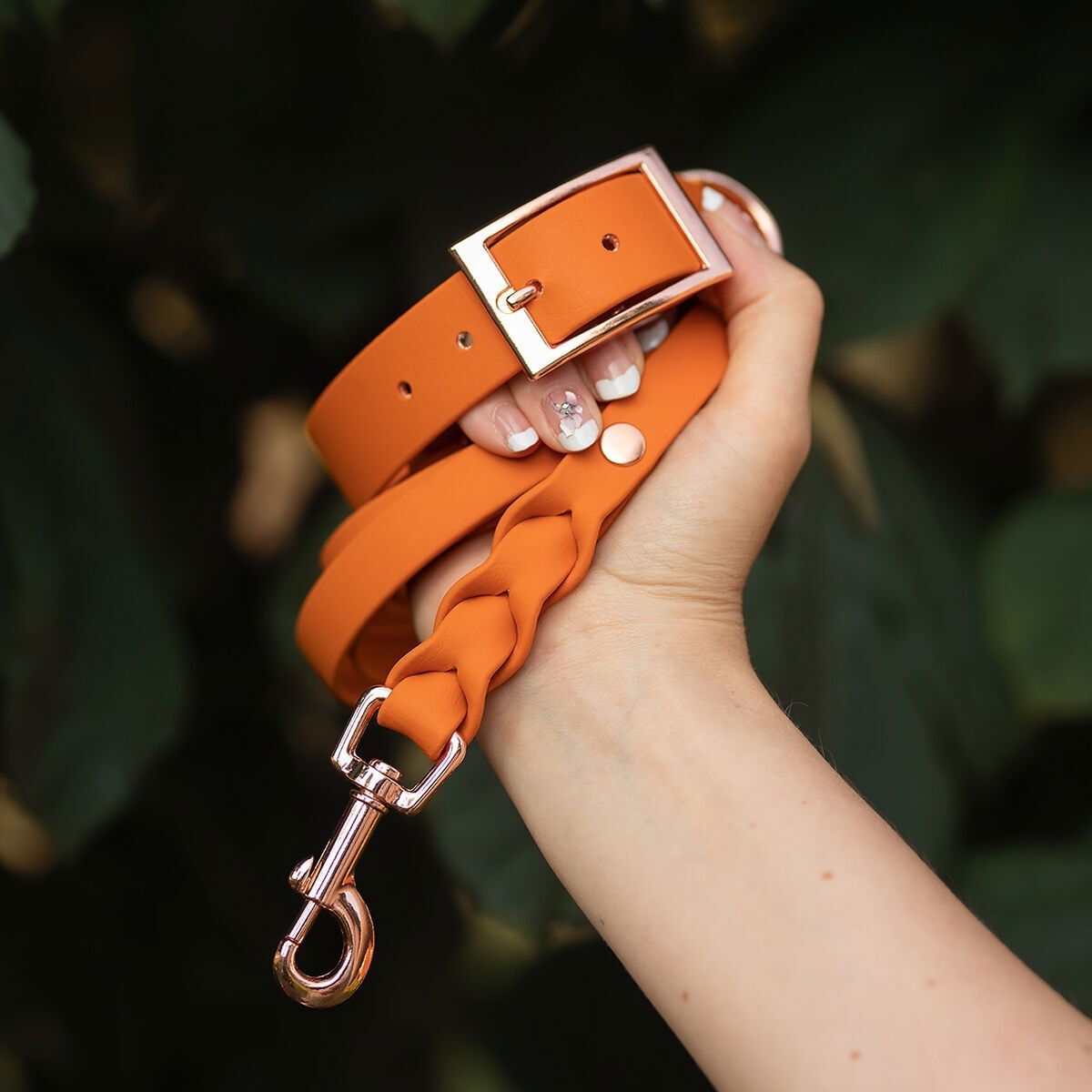 Tyylivoitto Classy collar, burnt orange