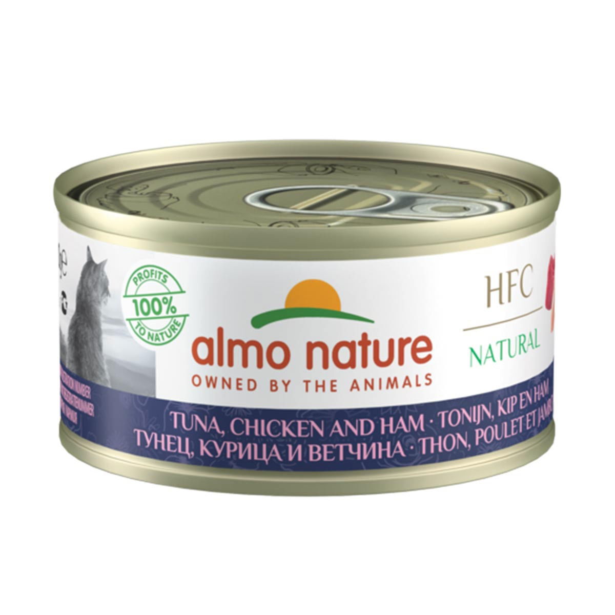Almo Nature HFC tonnik, kana,kink 70 g