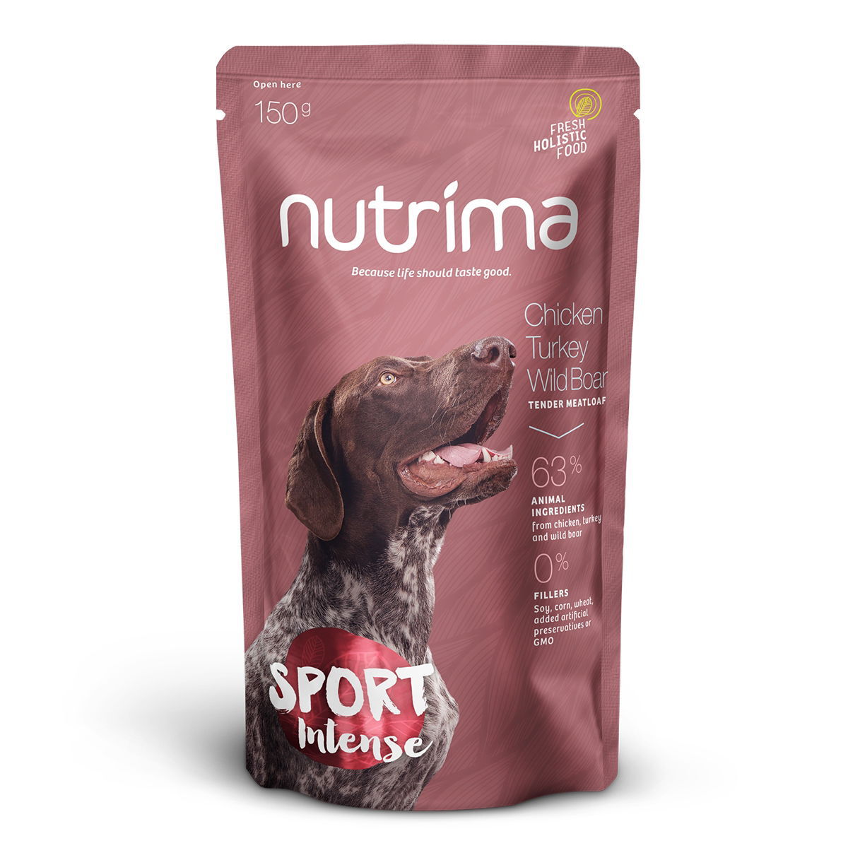 Nutrima Sport Intense kana, kalkkuna & villisika 150 g