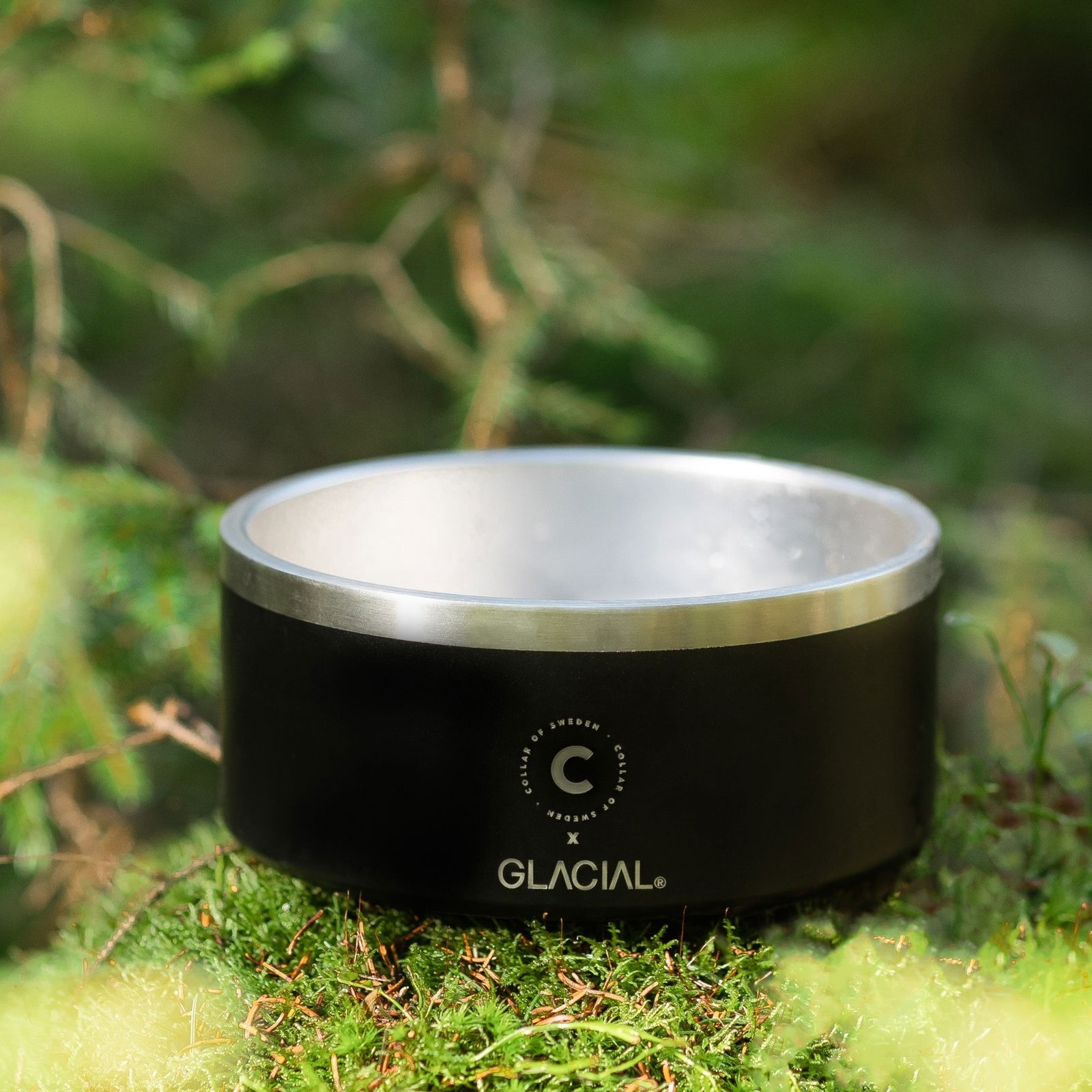 Collar of Sweden pet bowl matte black