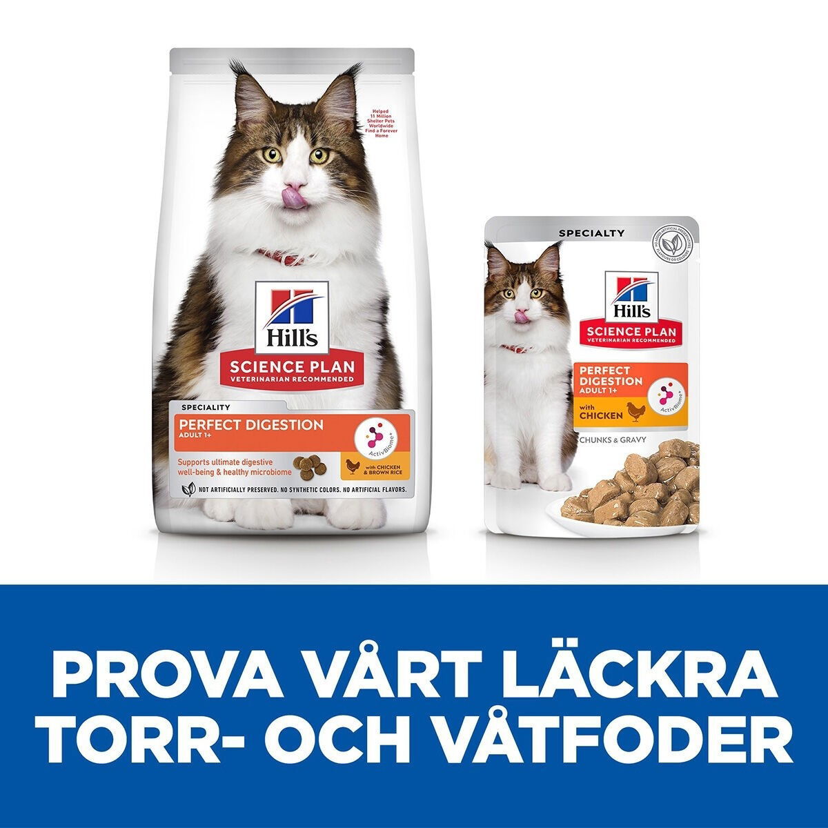 Hill's SP Feline Digestio Adult 1+ 12x85g