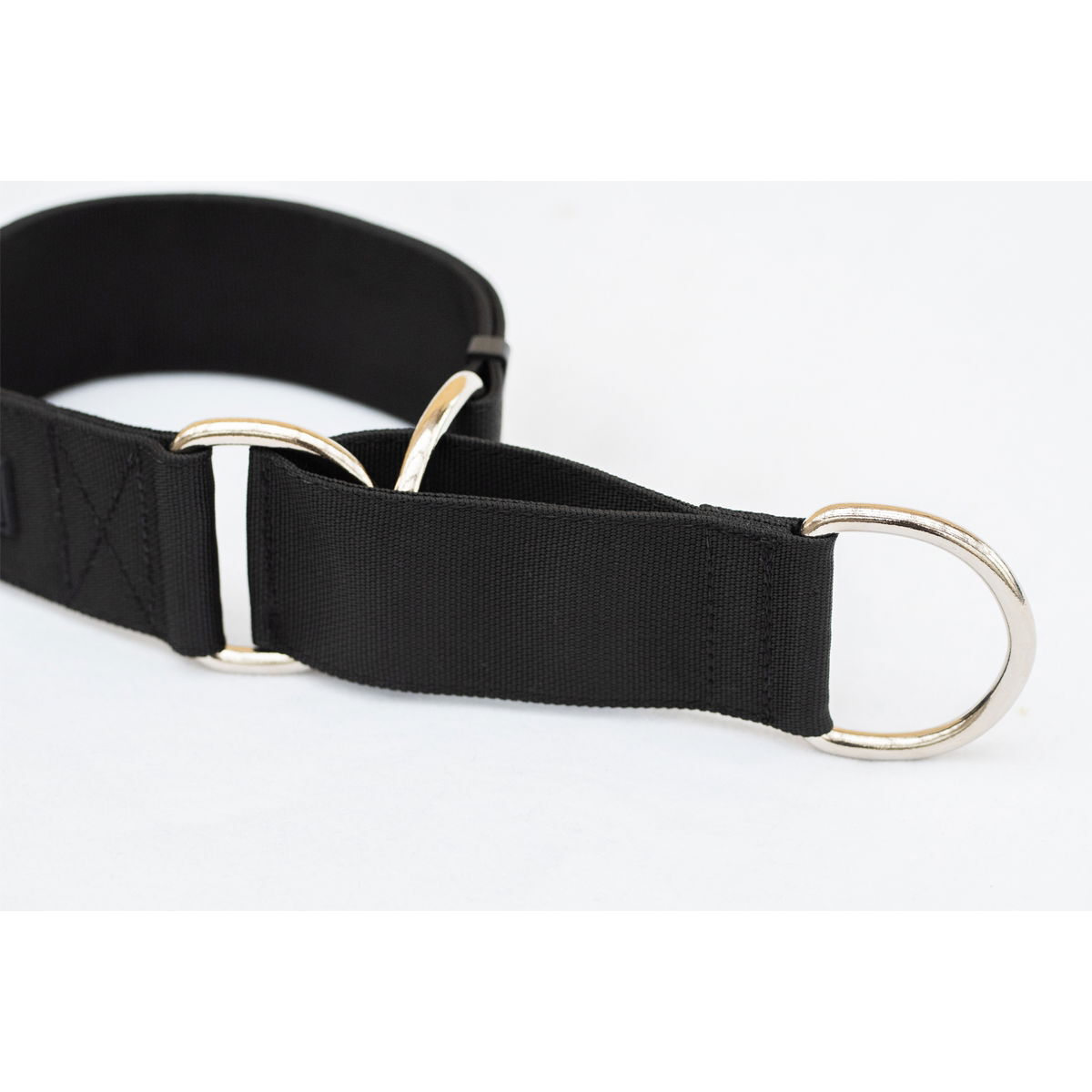 Salmiakkitassu Puolikuristava panta säädöllä 50 mm, musta 