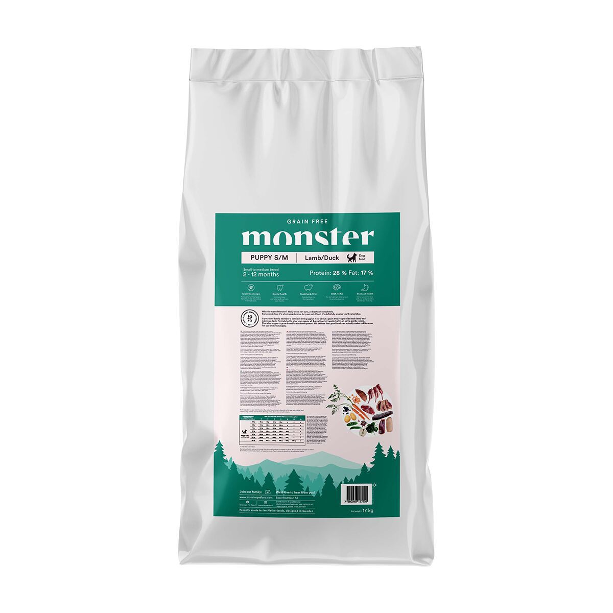 Monster Dog Grain Free Puppy All Breed Lamb/Duck