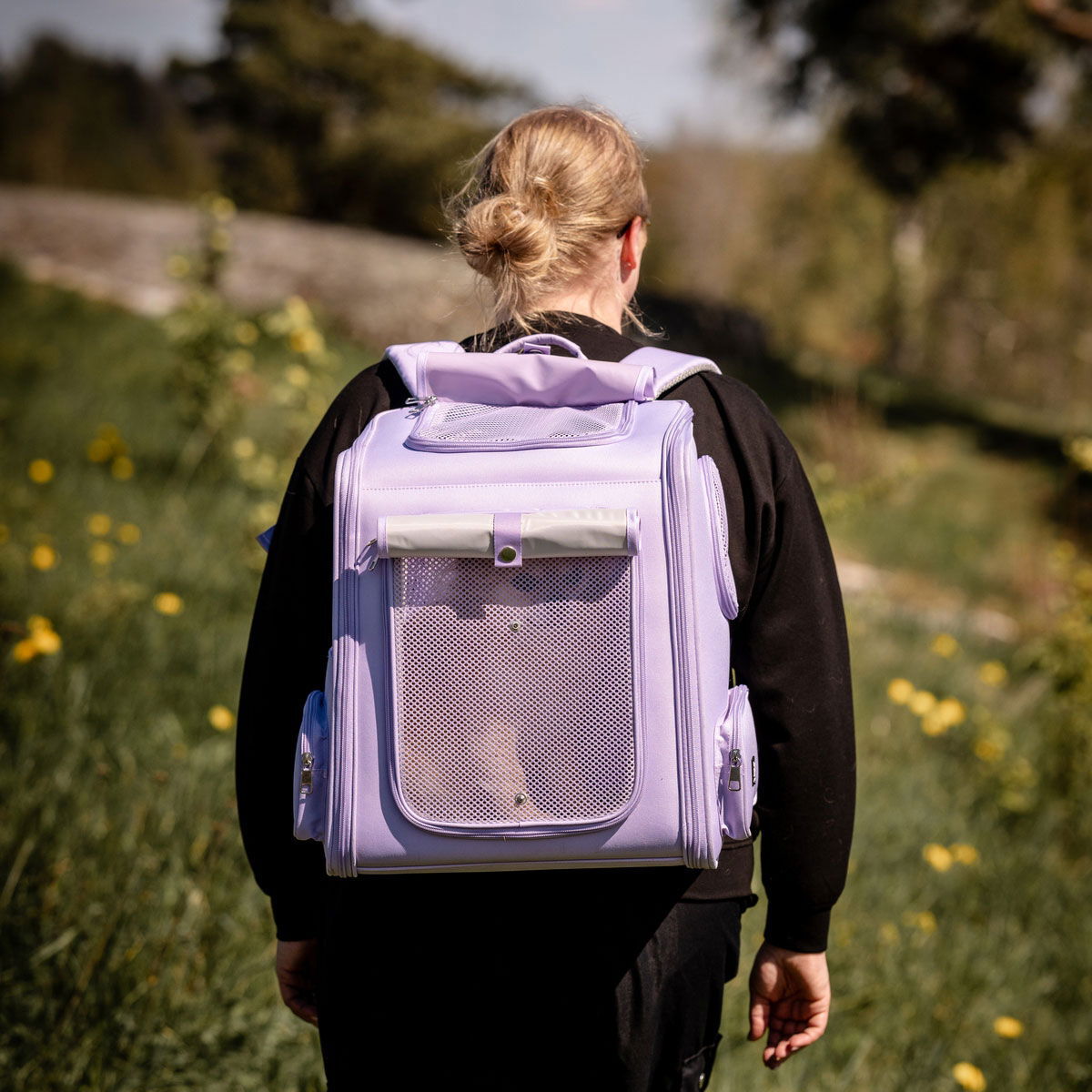 Feel Active kantoreppu laajennusosalla lavender