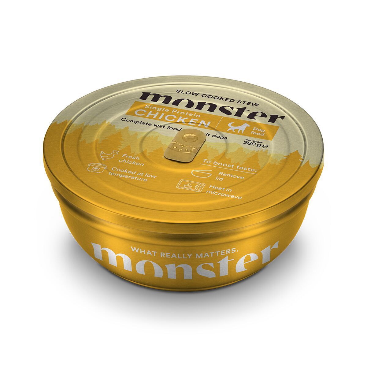 Monster Dog Slow Cooked Chicken Stew Bowl 280g