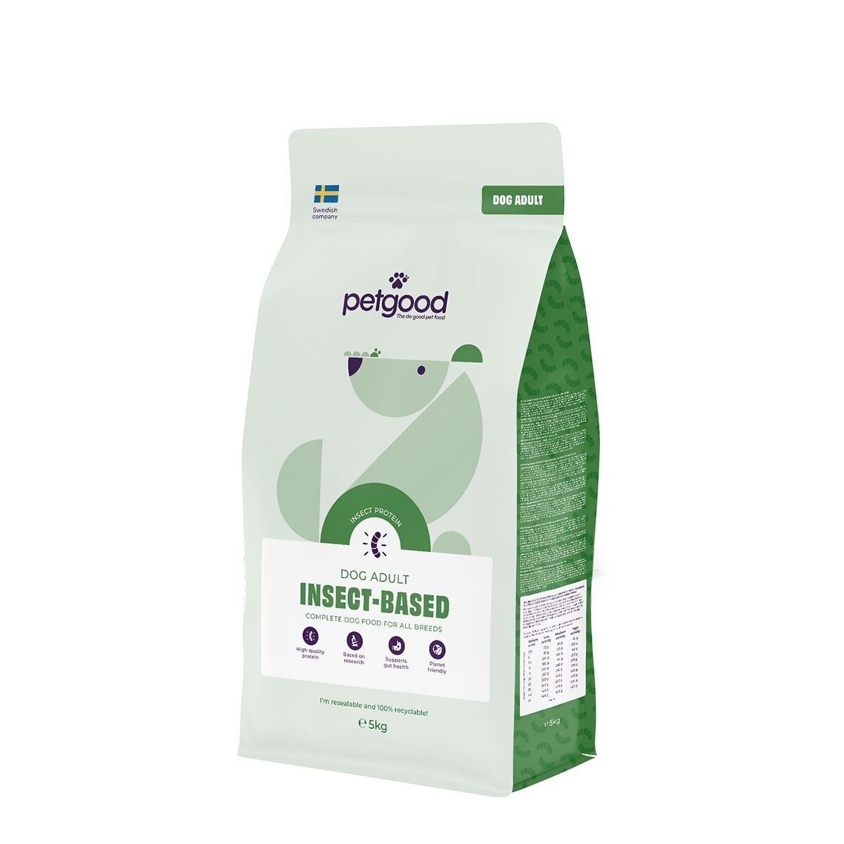 Petgood insect-based dog food adult
