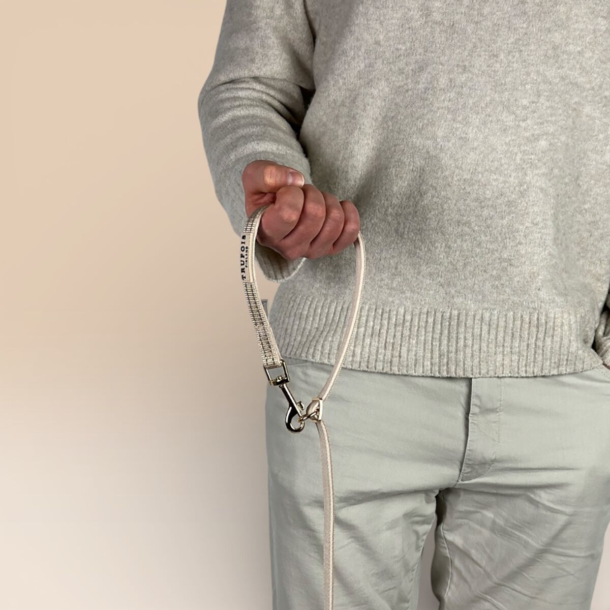 Trufois Adjustable Leash Beige