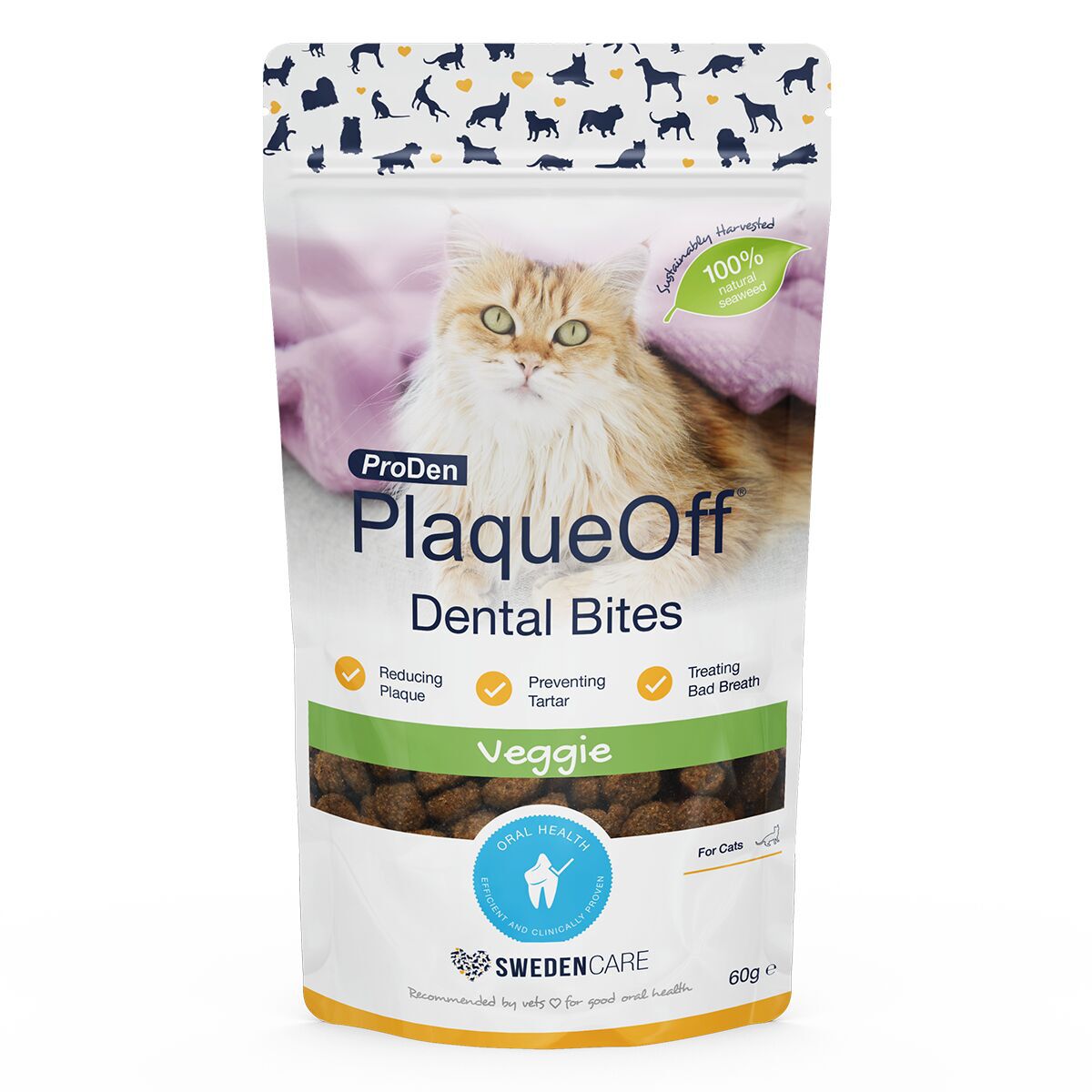 PlaqueDental Bites kissa 60g PlaqueDental Bites kissa 60g