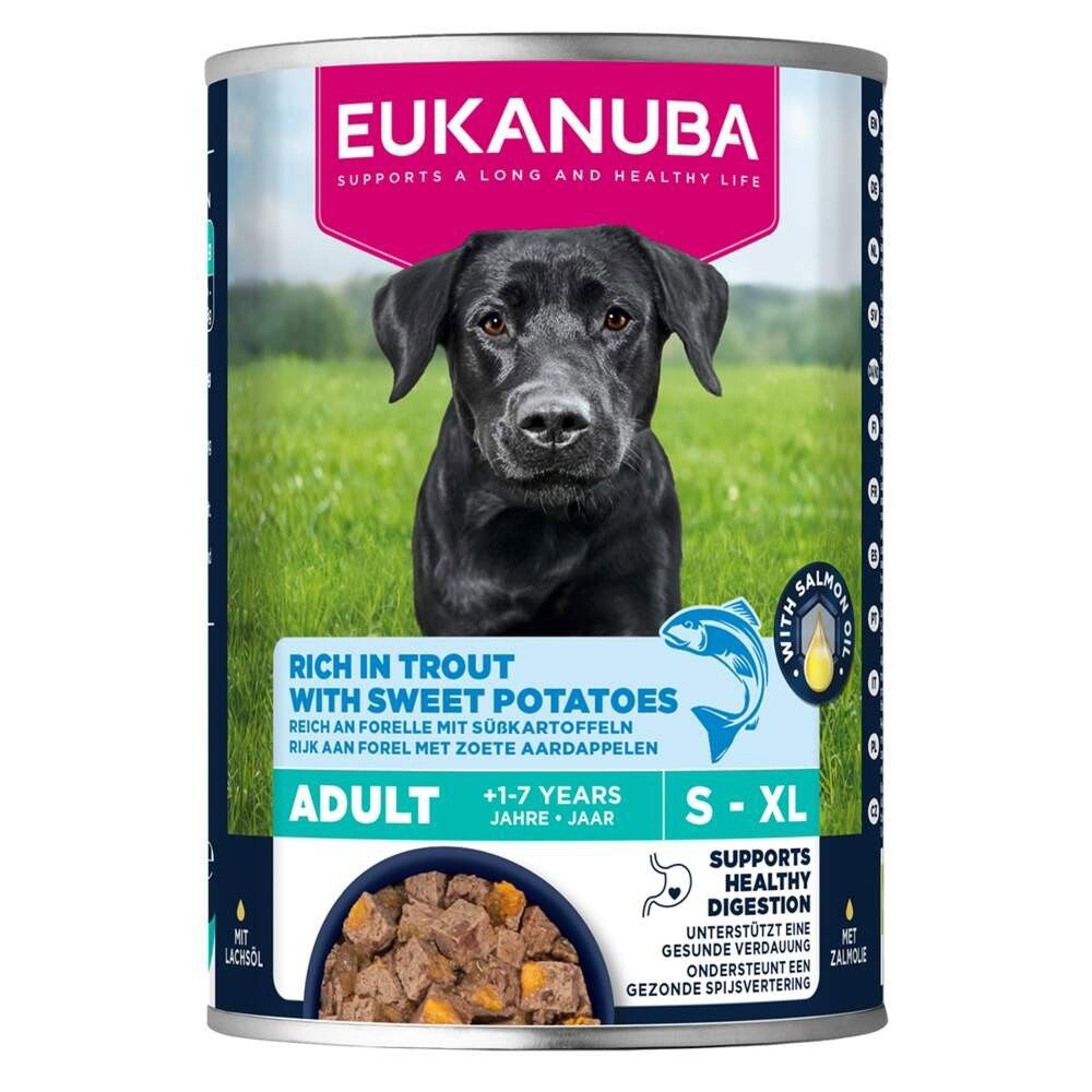 Eukanuba Dog Wet Adult Trout with Sweet Potatoes 400g
