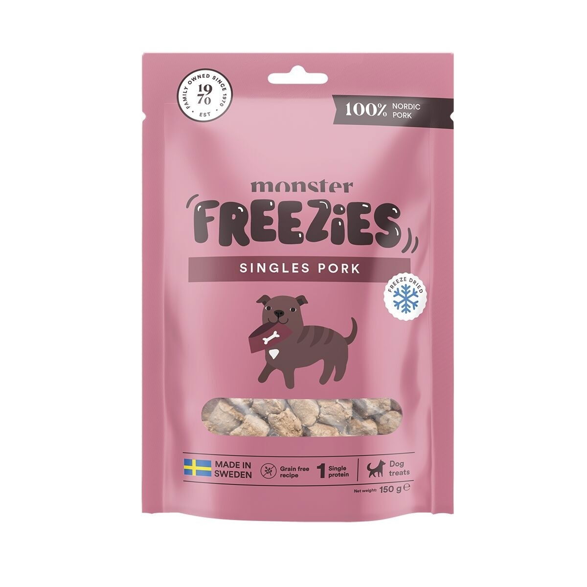 Monster Dog Treats Freeze dried Pork