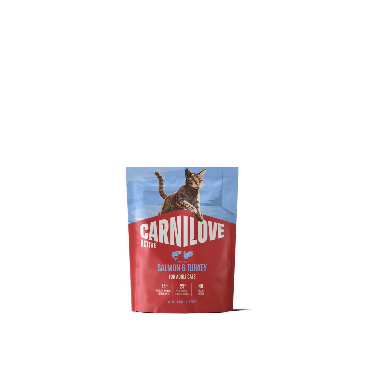 CARNILOVE ACTIVE cat dry made with salmon & turkey for adult all breeds