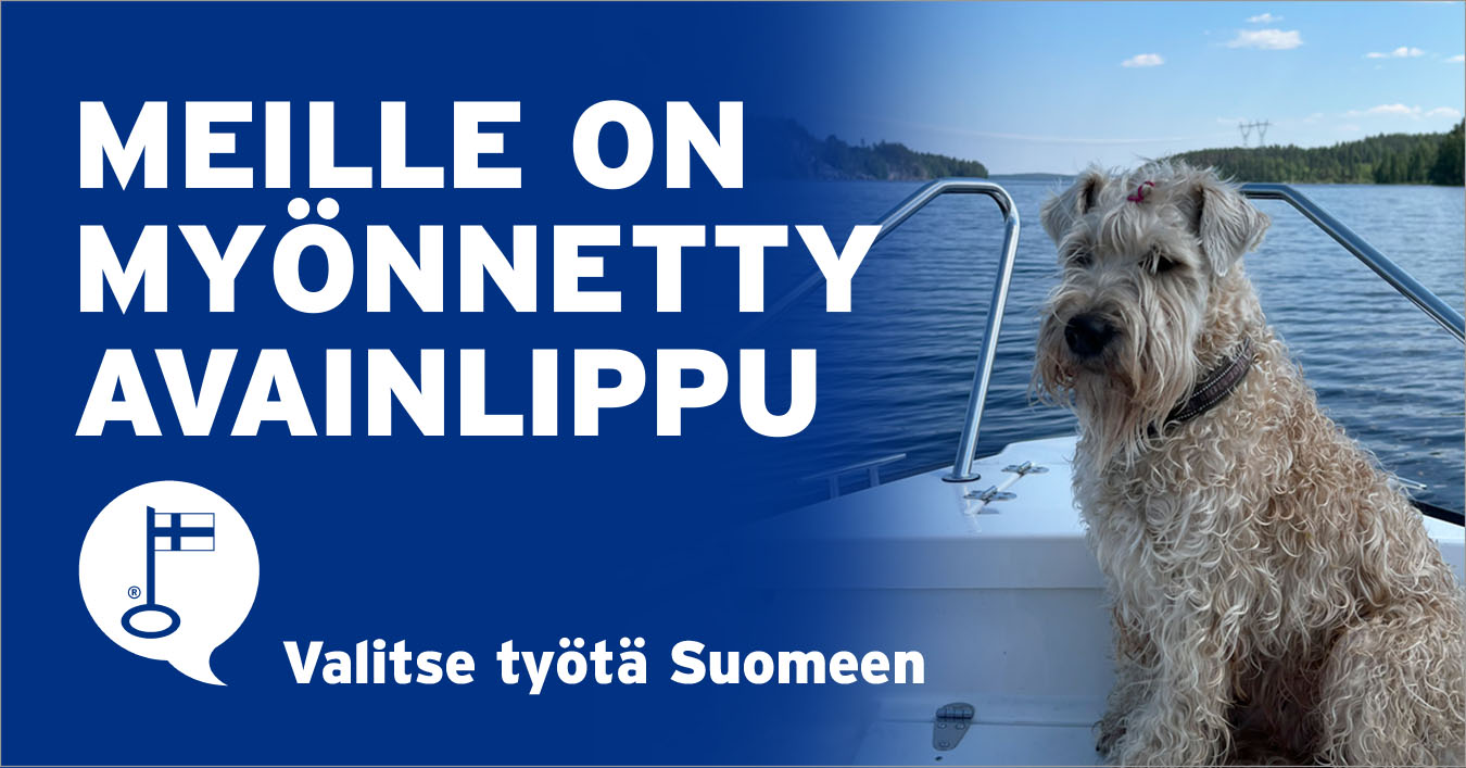 Meillä on avainlippu